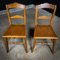 Brocante Wooden Chair, 1890s, Set of 2 2