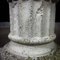 Weathered Plaster Greek Column Coffee Table with Glass Top 5