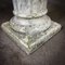 Weathered Plaster Greek Column Coffee Table with Glass Top 9