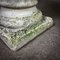 Weathered Plaster Greek Column Coffee Table with Glass Top, Image 3