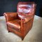 Vintage Armchair with High Back 2