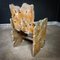 Tree Slice Wabi Sabi Grey Wood Chair 11