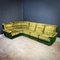 Botanically Green Laauser Modular Corner Sofa, 1970s, Set of 5 1