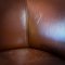 Club chair vintage in pelle di pecora marrone scura, Immagine 7