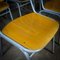 Vintage Gray Frame School Chair by Party Marko 7