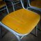 Vintage Gray Frame School Chair by Party Marko, Image 7