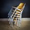 Vintage Gray Frame School Chair by Party Marko 8