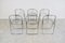 Mid-Century Chrome Folding Chairs, 1970s, Set of 6, Image 6