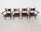 Vintage Brutalist Armchairs, 1960s, Set of 4 4