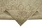 Large Vintage Beige Area Rug, Image 6