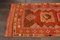 Vintage Turkish Orange Wool Rustic Runner Rug, 1950s 6