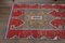 Vintage Turkish Red Wool Oushak Handmade Rug, 1960s 6