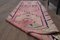 intage Turkish Pink Wool Oushak Runner Rug, 1960s, Image 3