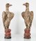 Grands Aigles en Bois Polychrome, Allemagne, Fin du 19ème Siècle, Set de 2 4