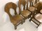 Mid-Century Modern Brutalist Wooden Chairs, Belgium, 1970s, Set of 8 7