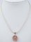 14 Karat Rose Gold and Silver Pendant Necklace, 1960s 4