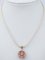 14 Karat Rose Gold and Silver Pendant Necklace, 1960s, Image 4