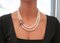 Vintage 14 Karat Rose Gold and Silver Necklace, 1960s 6