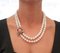 Vintage 14 Karat Rose Gold and Silver Necklace, 1960s 7