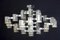 Italian Cubic Chandeliers by Gaetano Sciolari, 1970, Set of 2, Image 8