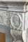 Italian Neoclassical Imperial Fireplace in White Marble, 1780, Image 6