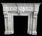 Italian Neoclassical Imperial Fireplace in White Marble, 1780, Image 7