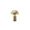 Mittelgroße und kleine Atollo Tischlampe in Gold von Vico Magistretti für Oluce, 2er Set 3