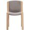 Chair 300 aus Holz und Kvadrat Stoff von Joe Colombo für Karakter 1