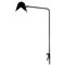 Mid-Century Modern Black Simple Agrafée Table Lamp by Serge Mouille, Image 1