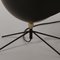 Schwarze Mid-Century Modern Saturn Tischlampe von Serge Mouille 7