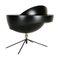 Schwarze Mid-Century Modern Saturn Tischlampe von Serge Mouille 1