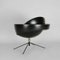 Schwarze Mid-Century Modern Saturn Tischlampe von Serge Mouille 2