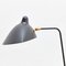 Schwarze Mid-Century Modern Einarmige Stehlampe von Serge Mouille 7