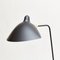 Schwarze Mid-Century Modern Einarmige Stehlampe von Serge Mouille 6