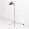 Mid-Century Modern Black One-Arm Standing Lamp by Serge Mouille 5