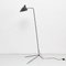 Lámpara de pie Mid-Century moderna en negro de Serge Mouille, Imagen 3