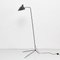 Mid-Century Modern Black One-Arm Standing Lamp by Serge Mouille 3