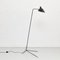 Mid-Century Modern Black One-Arm Standing Lamp by Serge Mouille 4