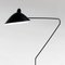 Lámpara de pie Mid-Century moderna en negro con tres brazos giratorios de Serge Mouille, Imagen 6