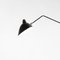 Schwarze Mid-Century Modern Stehlampe mit Drei Drehbaren Armen von Serge Mouille 8