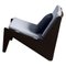 Low Kangaroo Chair in Wood and Cane with Cushions by Pierre Jeanneret for Cassina, Image 1