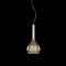 Suspension Lamp in Satin Gold Glazed by Angeletti E. Ruzza for Oluce 3