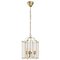 Glimminge Three Arms Ceiling Lamp in Brass from Konsthantverk 1