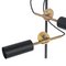 Stav Ceiling Lamp in Black Brass by Johan Carpner for Konsthantverk 4