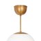 D30 Glob Ceiling Lamp in Brass from Konsthantverk 3
