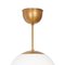 D30 Glob Ceiling Lamp in Brass from Konsthantverk, Image 3