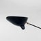 Schwarze Mid-Century Modern Deckenlampe mit Sechs Drehbaren Armen von Serge Mouille 5