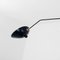 Mid-Century Modern Black Ceiling Lamp with Six Rotating Arms by Serge Mouille 6