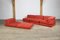 Red Mah Jong Sofa by Roche Bobois, 1970s, Set of 8 9