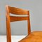 Mid-Century Modern Danish Chairs in Teak and Cognac Leather, 1960s, Set of 2 1